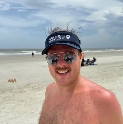 Blue Peeko Visor - Hilton Head Island Marshmallow Company